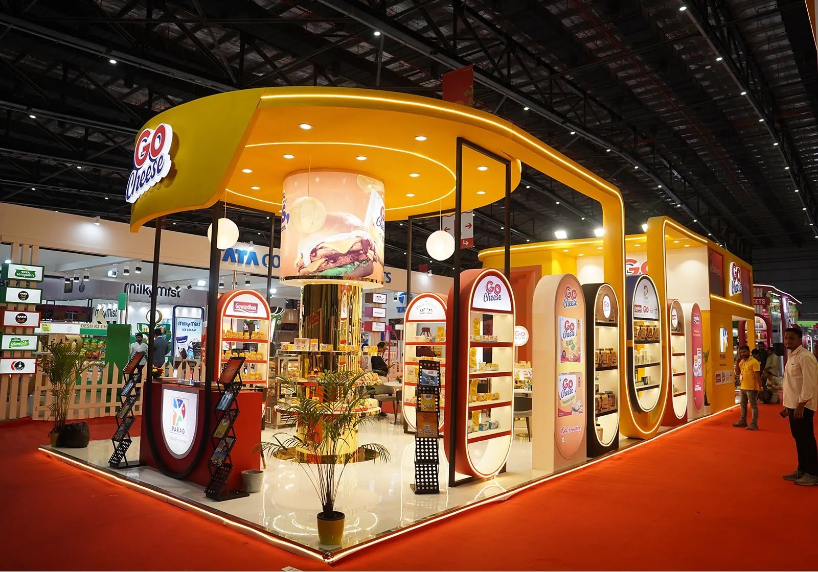 Premium exhibition stall designed and fabricated by Stall Craft